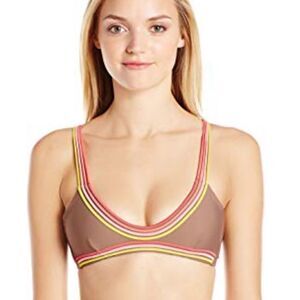 Luli Fama Unstoppable Color Strings Bikini Top NWT